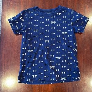 Glow in the dark eyes short sleeved tee